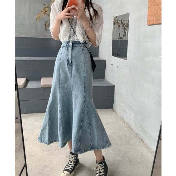 マーメイドaラインデニムスカート 品番 Abiw Abitokyo アビトーキョー のレディースファッション通販 Shoplist ショップリスト