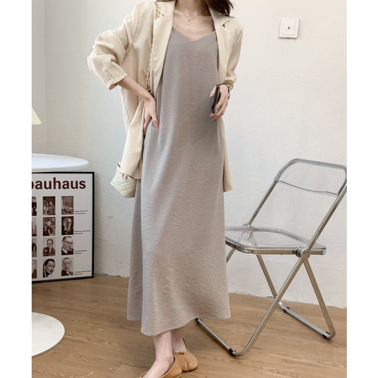 Vネックキャミソールワンピース[品番：ABIW0010928]｜ABITOKYO （アビ