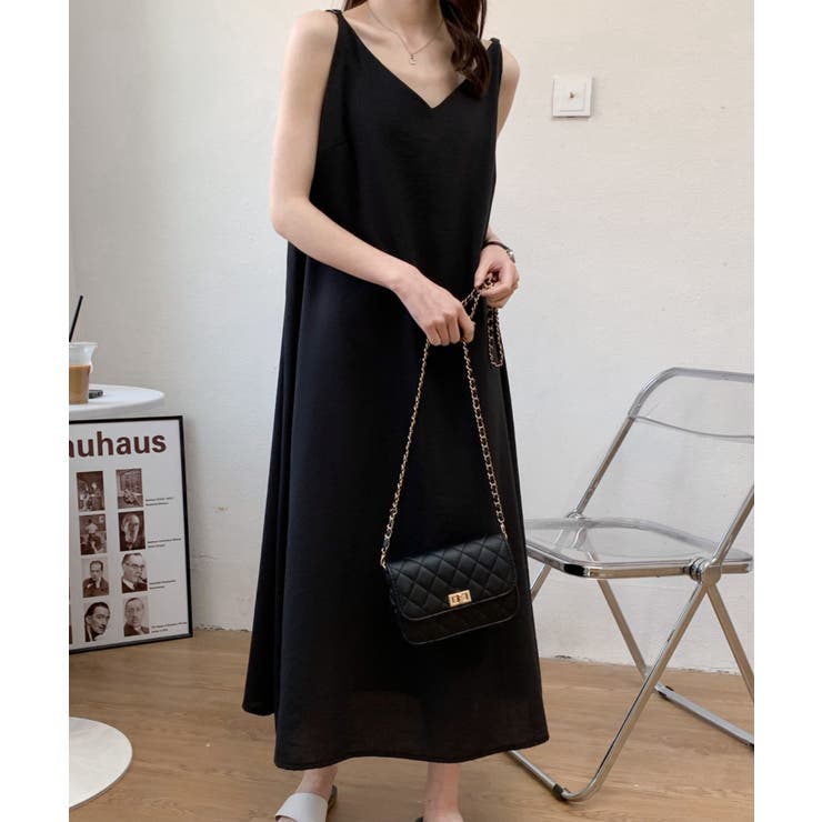 パリコレクション Vネックキャミソールワンピース[品番：ABIW0010928]｜ABITOKYO ワンピース