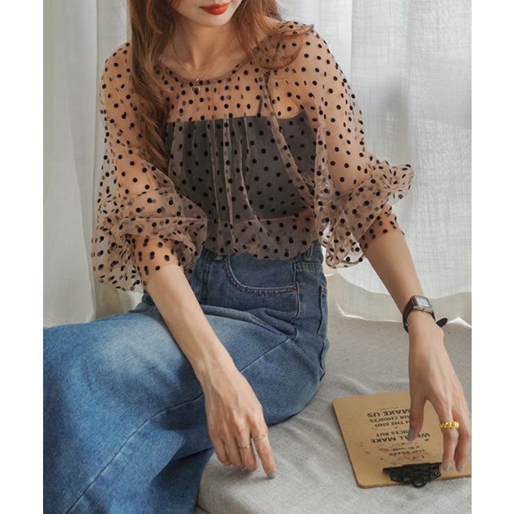 Audire bowtie volume blouse (Dungaree)