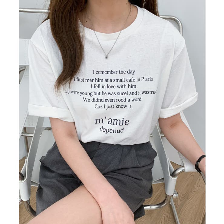 プリントロゴTシャツ[品番：ABIW0010248]｜ABITOKYO  （アビトーキョー）のレディースファッション通販｜SHOPLIST（ショップリスト）