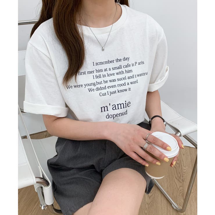 プリントロゴTシャツ[品番：ABIW0010248]｜ABITOKYO  （アビトーキョー）のレディースファッション通販｜SHOPLIST（ショップリスト）