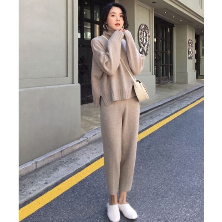 ハイネックニットプルオーバー+パンツ２点セット | ABITOKYO  | 詳細画像11 