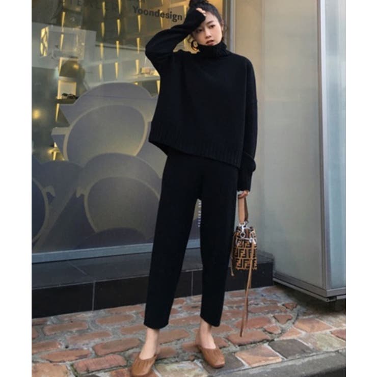 ハイネックニットプルオーバー+パンツ２点セット | ABITOKYO  | 詳細画像20 