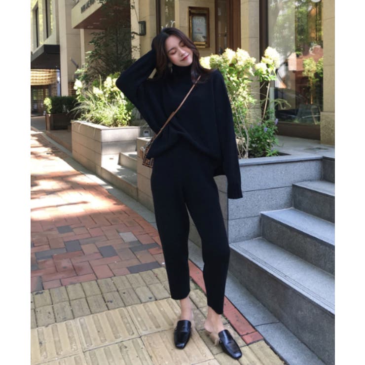 ハイネックニットプルオーバー+パンツ２点セット | ABITOKYO  | 詳細画像21 