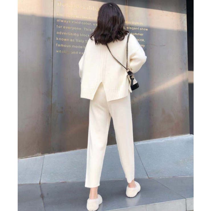 ハイネックニットプルオーバー+パンツ２点セット | ABITOKYO  | 詳細画像3 