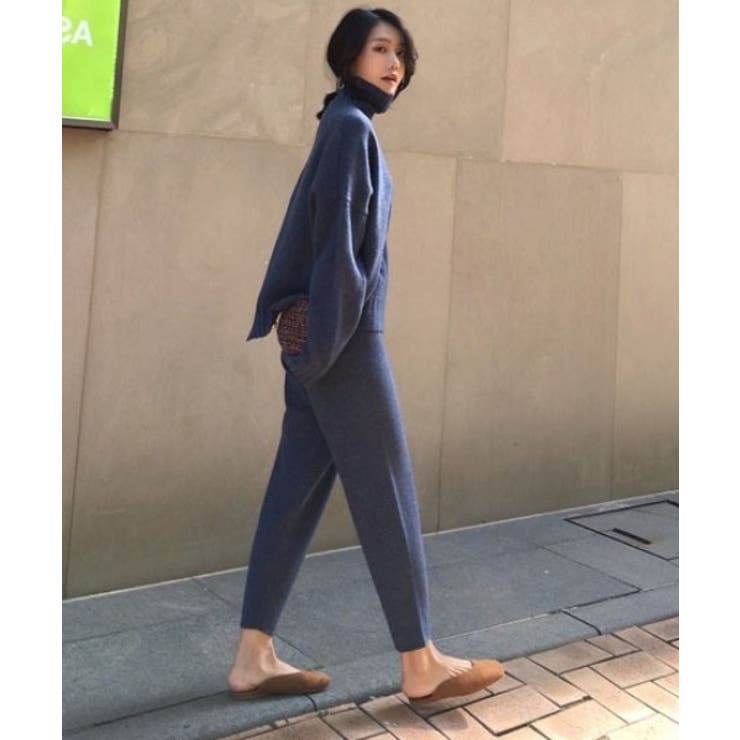 ハイネックニットプルオーバー+パンツ２点セット | ABITOKYO  | 詳細画像6 