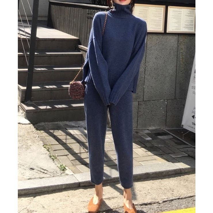 ハイネックニットプルオーバー+パンツ２点セット | ABITOKYO  | 詳細画像9 