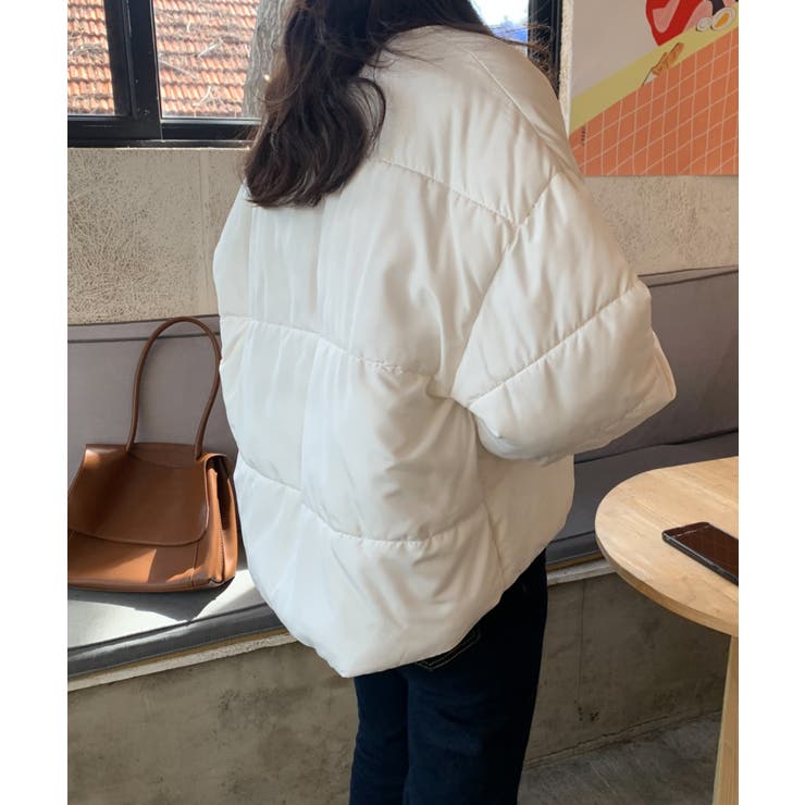 スナップボタンショート丈中綿ブルゾン[品番：ABIW0001439]｜Diosfront