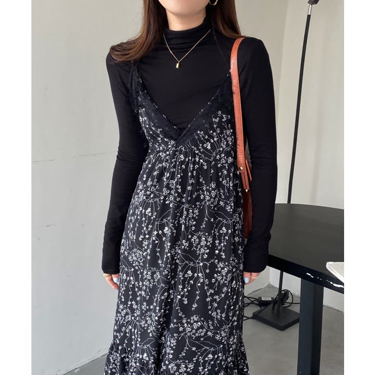 ❤️25新作 新品♡ SelfPortrait 紺色花柄キャミワンピース♡　F59 レーストリム小花柄キャミワンピース – BLACKOUT
