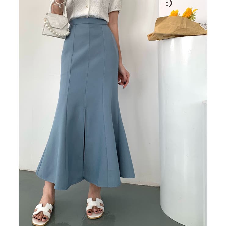 スリットマーメイドロングスカート[品番：ABIW0009068]｜Diosfront  