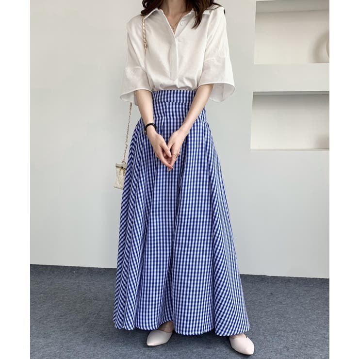 【最終価格】新品タグ付✨Sovポリエステルツイルスカート アシメントリー ロング 新品タグ付✨Sov. ポリエステルツイルスカート アシメントリー