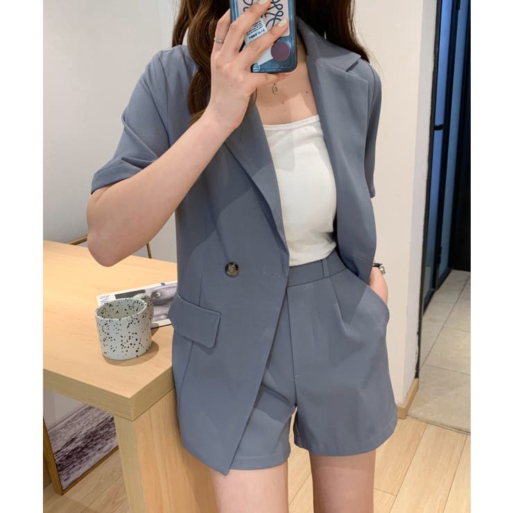半額以下【ルーニィ】バックドレープジャケット、バックスリット