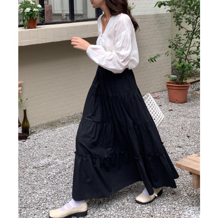 ギャザーティアードスカート通販｜レディースファッション・洋服