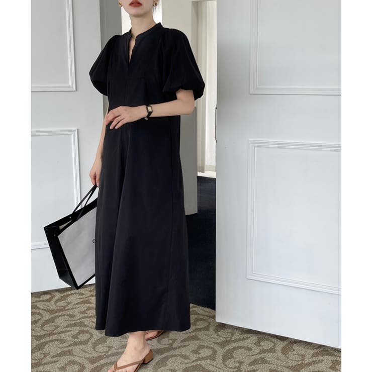 キーネックギンガムチェックオールインワン ワイドサロペット