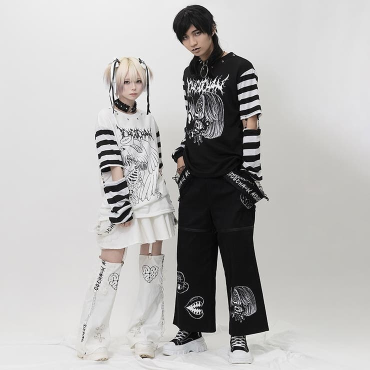 ichigochan/原宿系/ファッション/パンク/ダーク/レディース