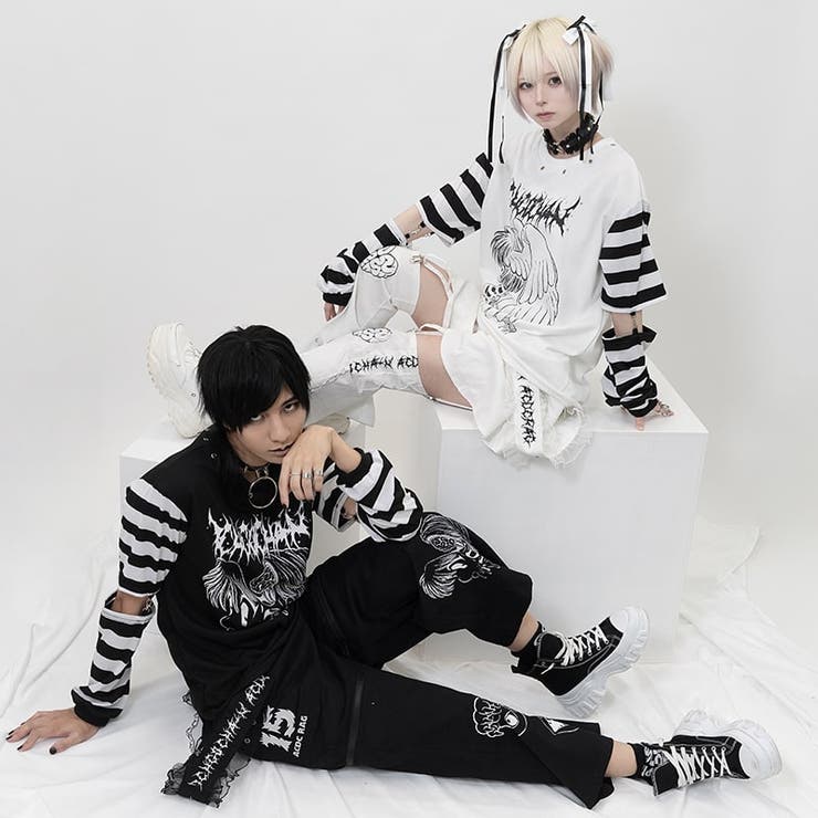 ichigochan/原宿系/ファッション/パンク/ダーク/レディース