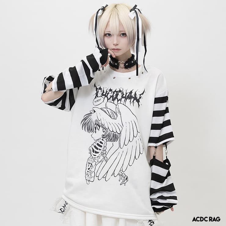 肋骨天使 ロンT Tシャツ[品番：ACDW0002679]｜ACDCRAG（エーシー