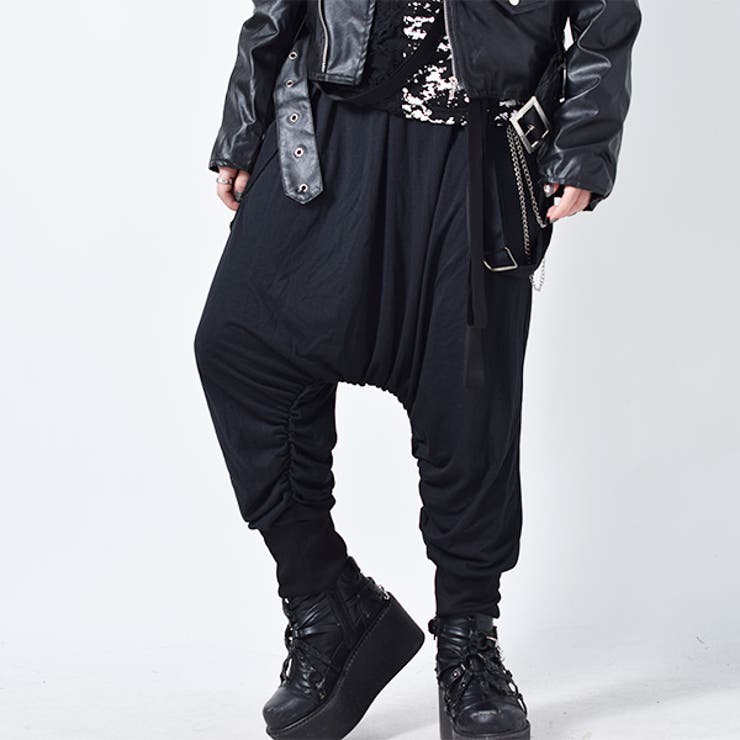 クシュクシュサルエルパンツ パンク ロック[品番：ACDW0000554