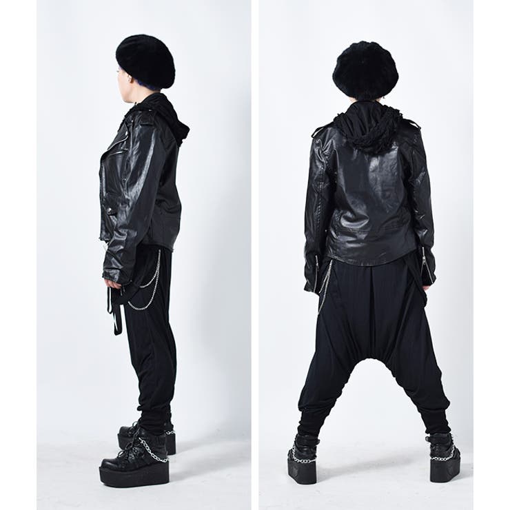 クシュクシュサルエルパンツ パンク ロック[品番：ACDW0000554