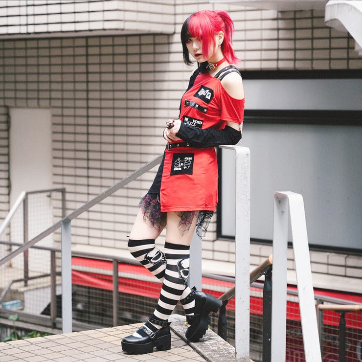 NEWスカルスカート パンク スカート