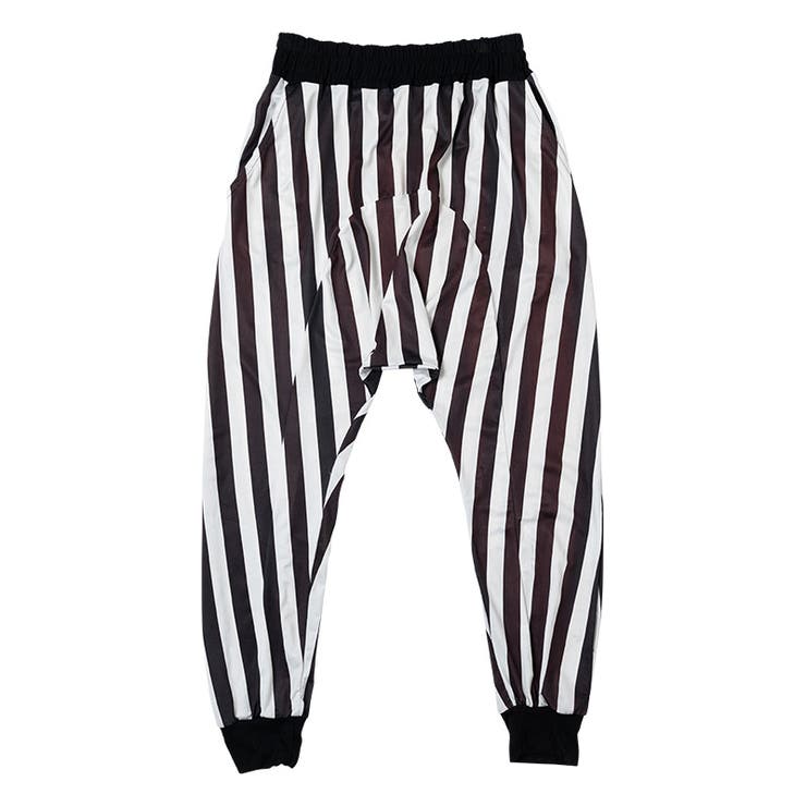 ストライプサルエルパンツ ストライプ サルエル[品番