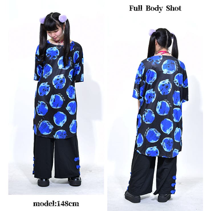 Tシャツワンピース/原宿系/ファッション/病みかわいい/レディース/大きいサイズ/派手/かわいい