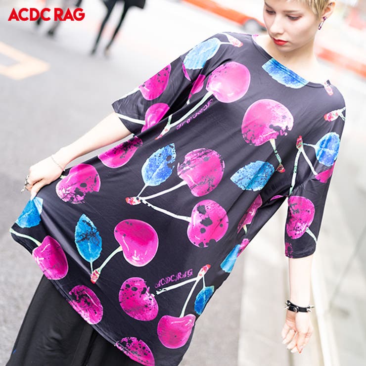 チェリーtワンピ Tシャツ ロング丈 品番 Acdw Acdcrag エーシーディーシーラグ のレディースファッション通販 Shoplist ショップリスト