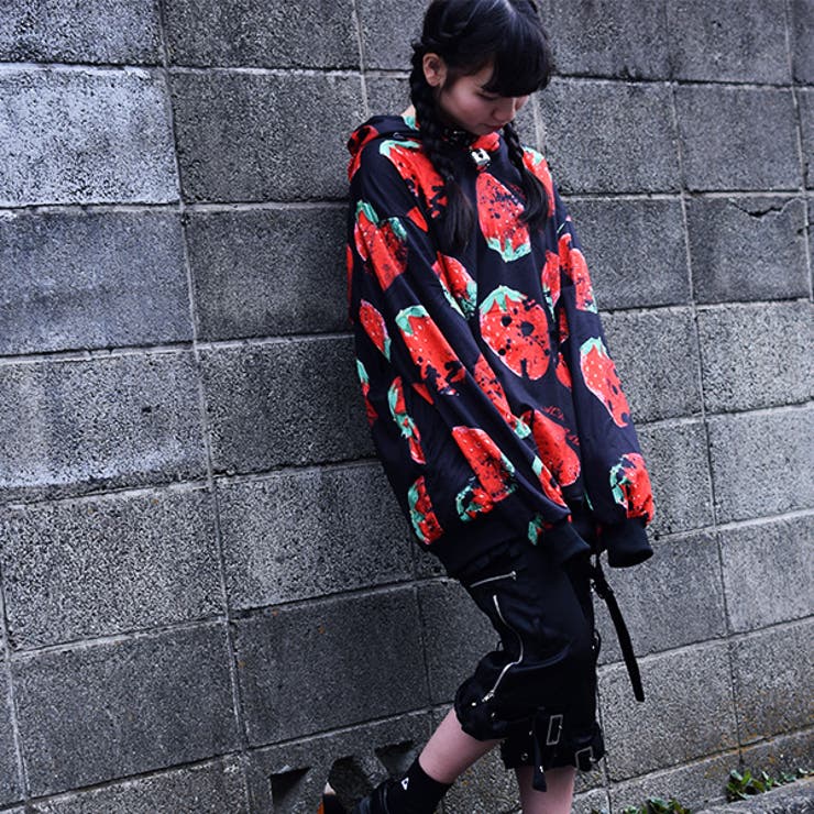 イチゴbigパーカー 原宿系 ファッション 品番 Acdw Acdcrag エーシーディーシーラグ のレディースファッション 通販 Shoplist ショップリスト