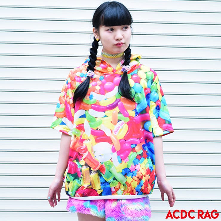 Popキャンディーbigパーカー 原宿系 ファッション 品番 Acdw Acdcrag エーシーディーシーラグ のレディースファッション 通販 Shoplist ショップリスト