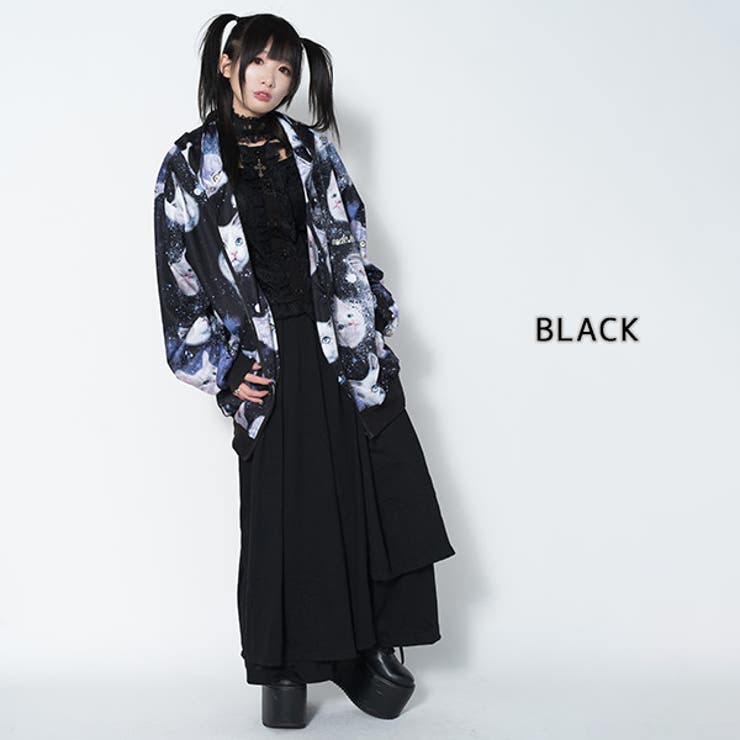 パーカー/原宿系/ファッション/レディース/猫/大きいサイズ/派手/かわいい
