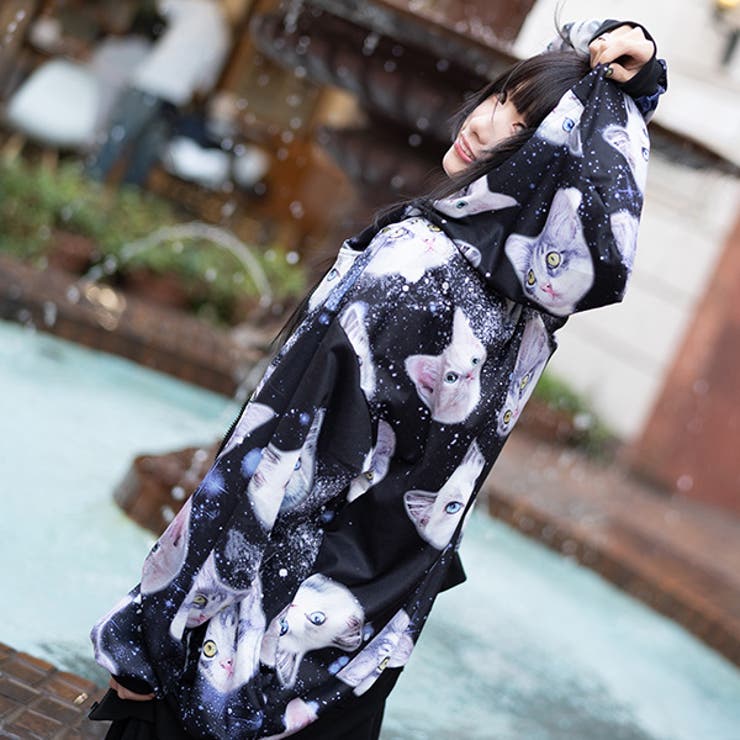 CAT ZIP BIGパーカー [品番：ACDW0002147]｜ACDCRAG（エーシーディーシーラグ）のレディースファッション通販｜SHOPLIST（ショップリスト）