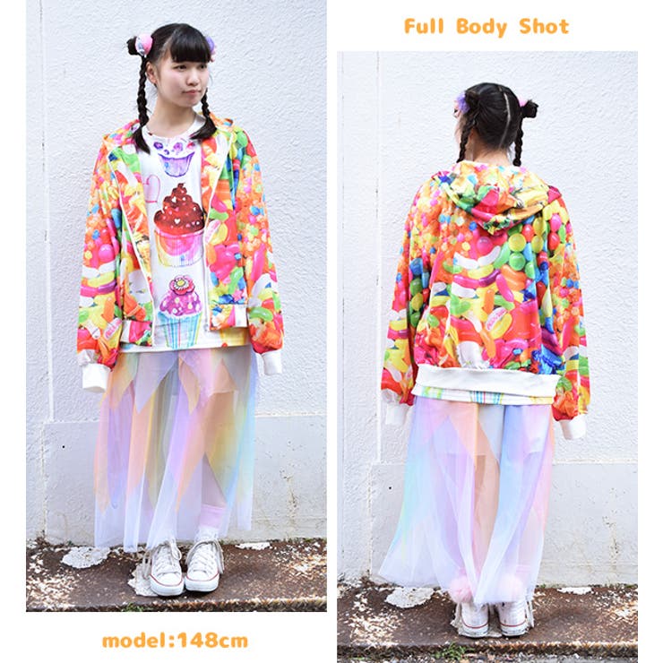 Popキャンディーzipパーカー 原宿系 ファッション 品番 Acdw Acdcrag エーシーディーシーラグ のレディース ファッション通販 Shoplist ショップリスト