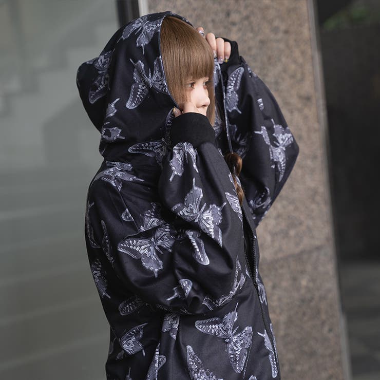 バタフライ BIG ZIPパーカー | ACDCRAG | 詳細画像12 