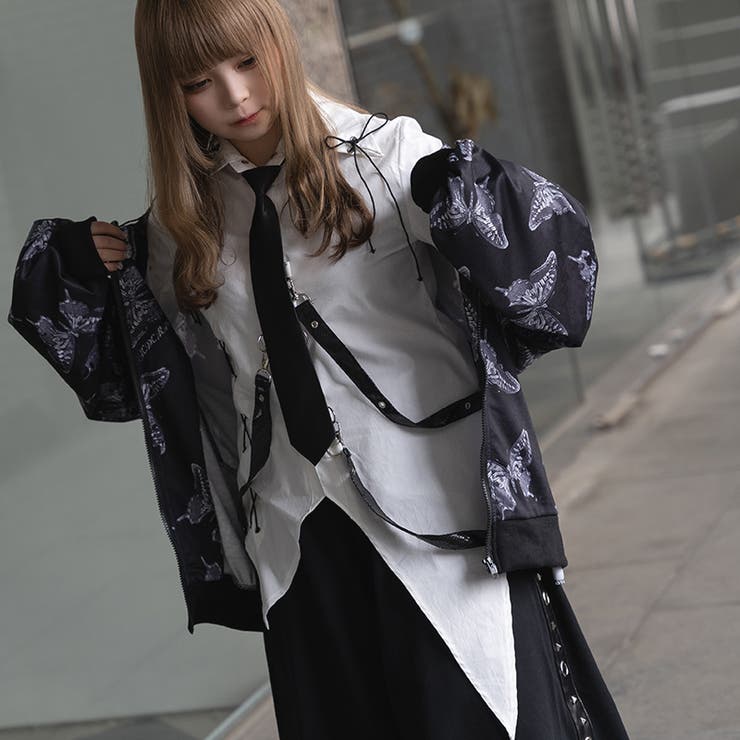 バタフライ BIG ZIPパーカー | ACDCRAG | 詳細画像13 