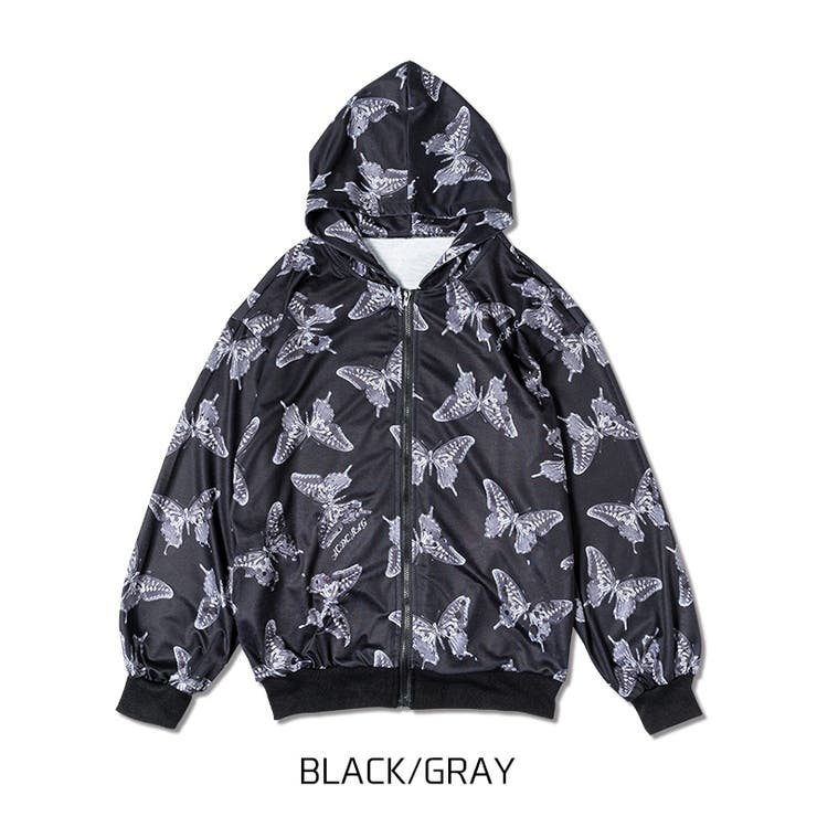 バタフライ BIG ZIPパーカー | ACDCRAG | 詳細画像15 