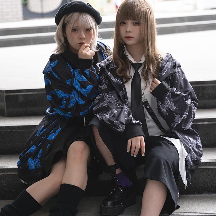 バタフライ BIG ZIPパーカー | ACDCRAG | 詳細画像4 