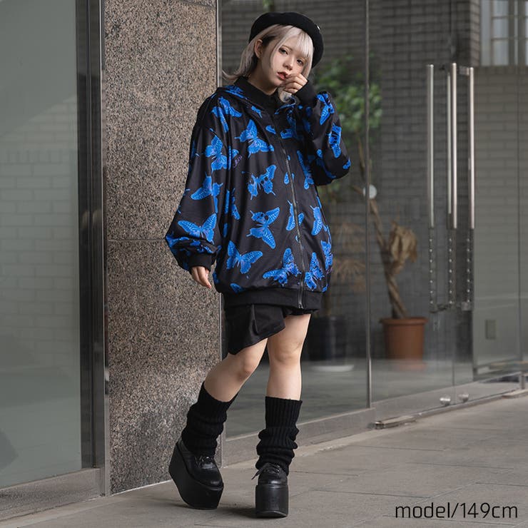 バタフライ BIG ZIPパーカー | ACDCRAG | 詳細画像5 