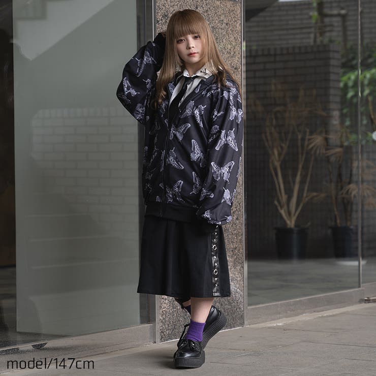 バタフライ BIG ZIPパーカー | ACDCRAG | 詳細画像9 