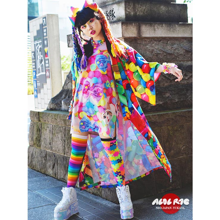 Popキャンディキモノ 派手 派手カワ 品番 Acdw Acdcrag エーシーディーシーラグ のレディースファッション 通販 Shoplist ショップリスト