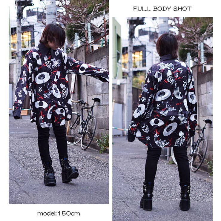 シャツ/原宿系/ファッション/病みかわいい/レディース/大きいサイズ/派手/かわいい