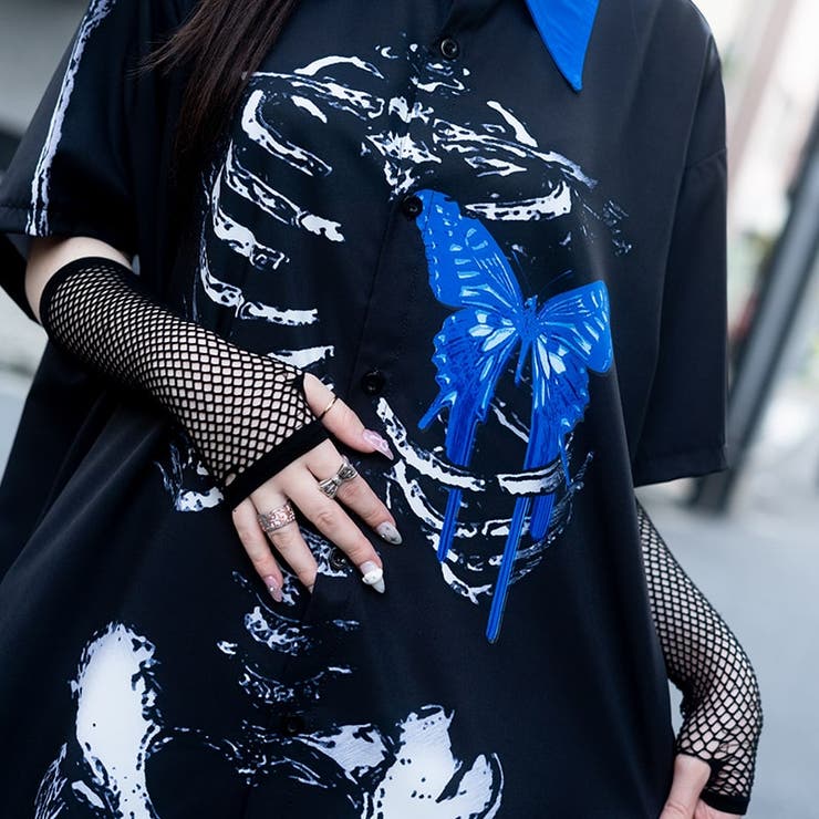 タレバタフライ シャツ パンク | ACDCRAG | 詳細画像4 