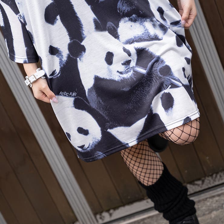 Tシャツ/原宿系/パンダ/ダンス衣装/衣装/ファッション/レディース