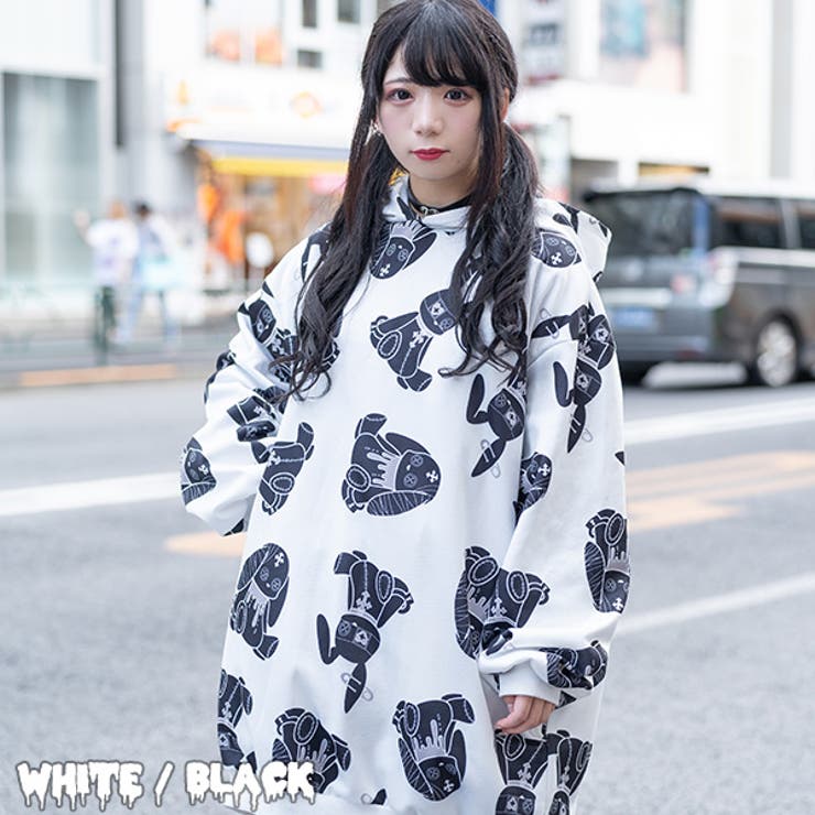 Pバニードールズ BIGパーカー 総柄[品番：ACDW0002170]｜ACDCRAG