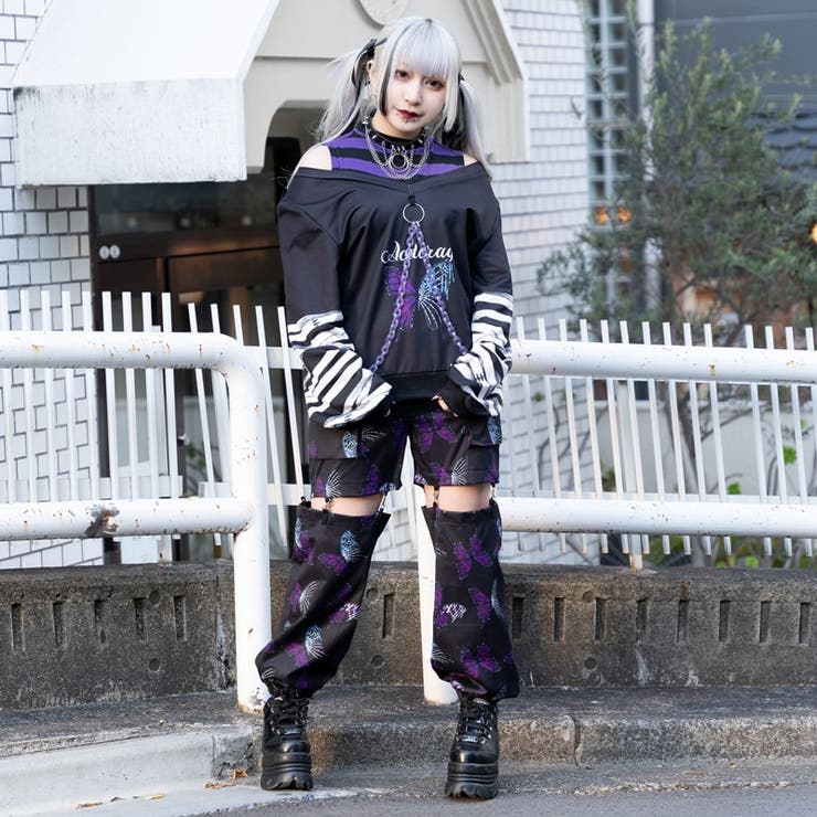 スウェット/原宿系/ファッション/レディース/バタフライ/病みかわいい