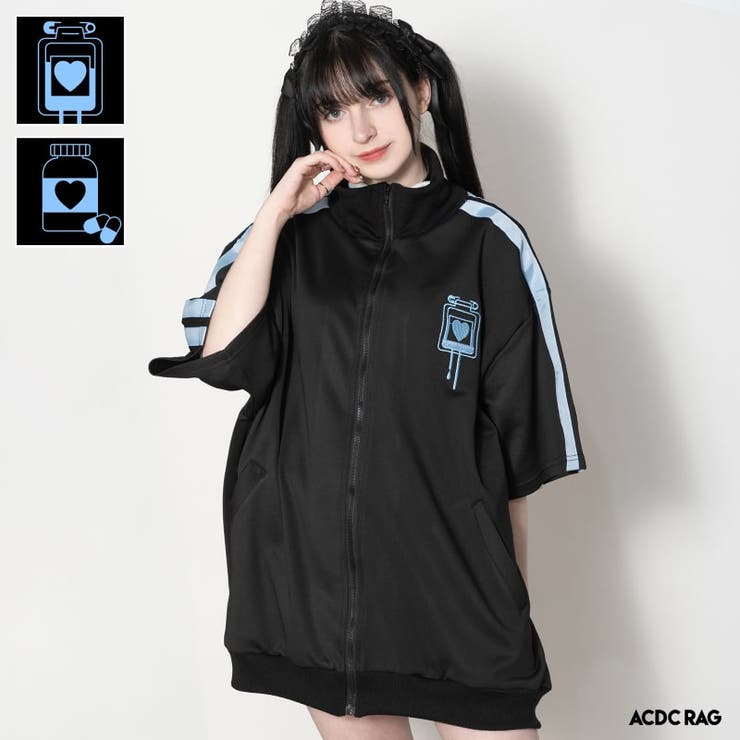 輸血 薬瓶 ジャージジャケット | ACDCRAG | 詳細画像1 