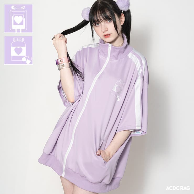 輸血 薬瓶 ジャージジャケット | ACDCRAG | 詳細画像1 