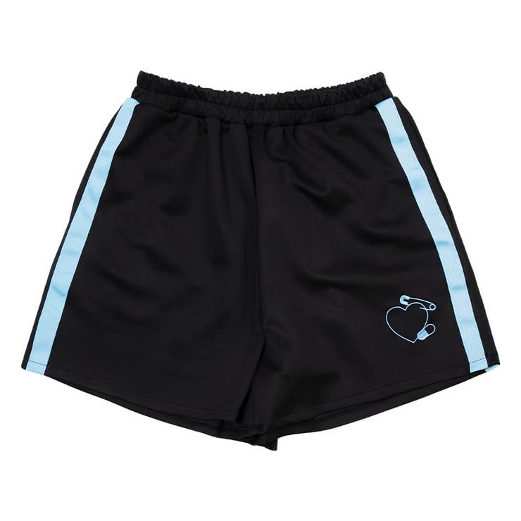 プラスサイズ]安心 ジャージショートパンツ BK[品番：ACDW0002939