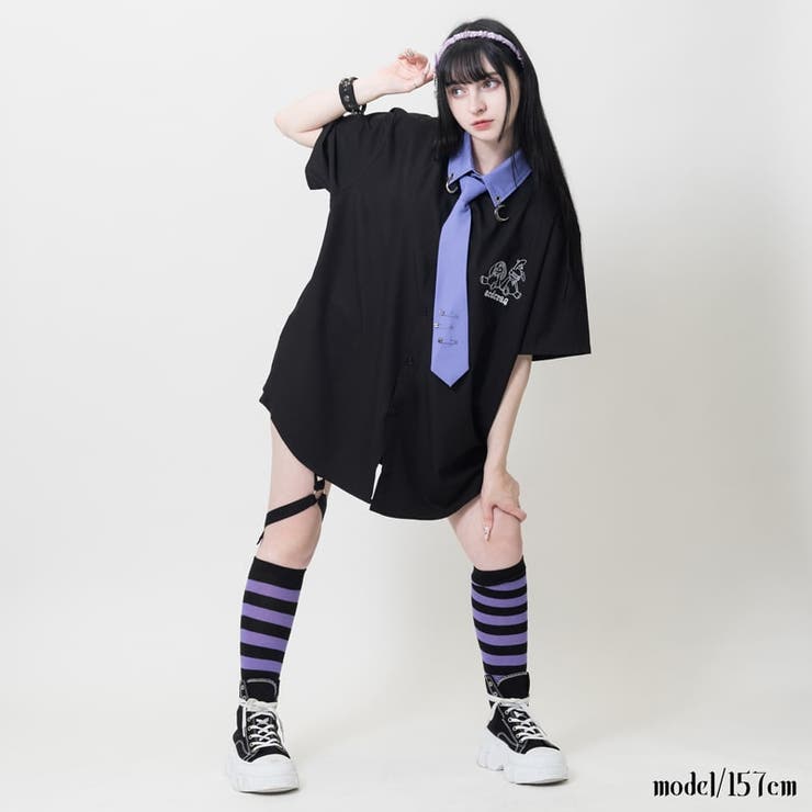 シャツ/病みかわいい/原宿系/パンク/ロック/韓国/ファッション/レディース