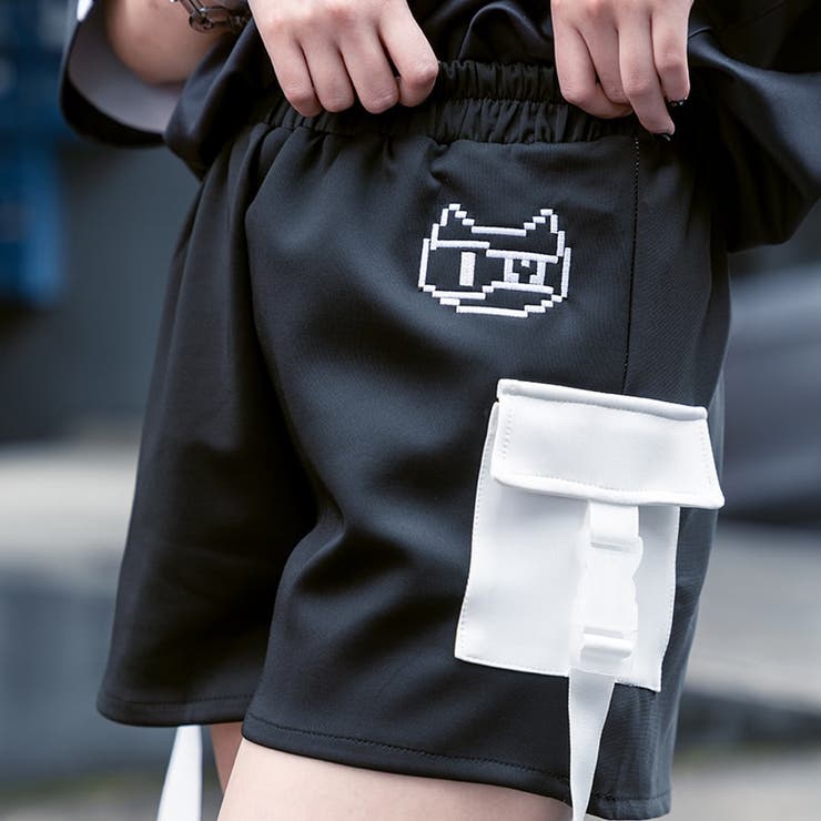 ドットネコ ショートパンツ BK[品番：ACDW0002734]｜ACDCRAG